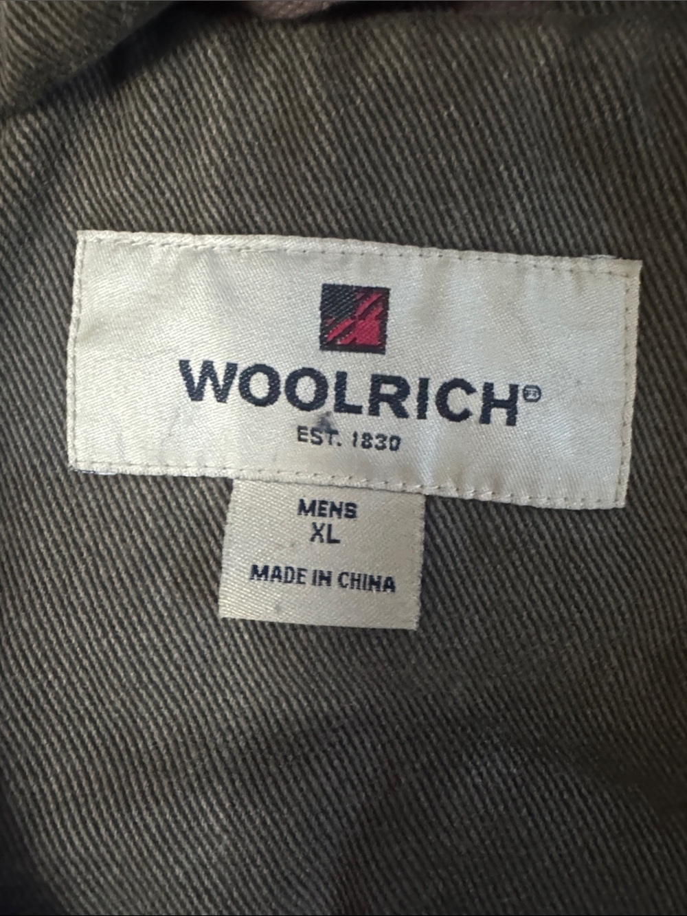 Y2K Woolrich Saddle Sherpa Lined Canvas Jacket Mens XL Brown Workwear Ranch Coat - Picture 3 of 13